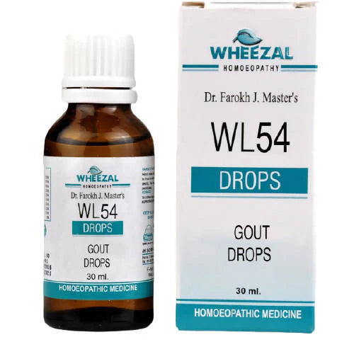 Wheezal Homeopathy WL-54 Gout Drops -