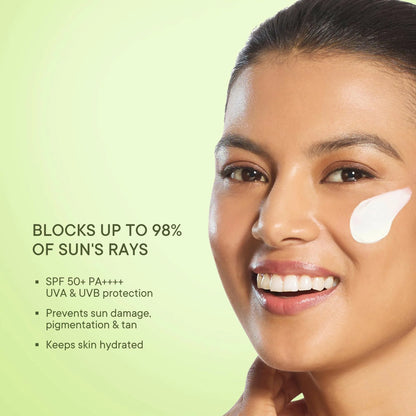 Quench Vitamin E Ultra Light SPF 50+ PA++++ Sunscreen for Glowing Skin - Korean Skincare - 50 ml