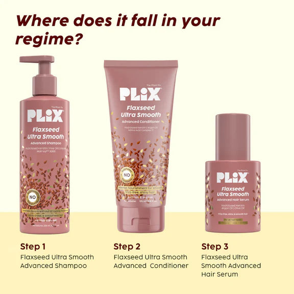 PLIX The Plant Fix Flaxseed Keratin Smoothening Anti-Frizz Serum - 50 ml