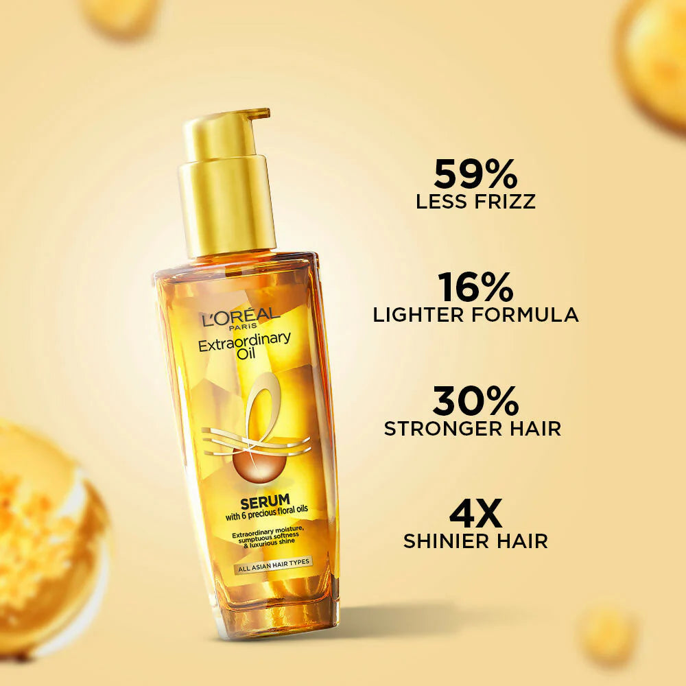 L'Oreal Paris Extraordinary Oil Hair Combo For Shiny & Frizz Free Hair