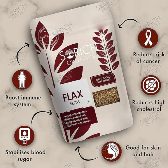 Sorich Organics Raw Flax Seeds & Pumpkin Seeds - combo