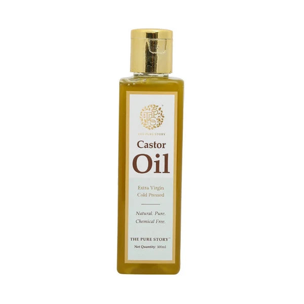 The Pure Story Natural Cold Pressed Castor Hair Oil - 100 ml