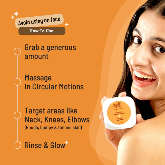 Chemist At Play Exfoliating Body Scrub + Brightening Boost Vitamin C Face Wash Combo - combo