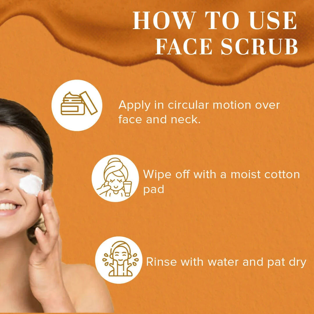 Khadi Natural Rose & Papaya Face Scrub + Sandal & Rose Face Pack - combo
