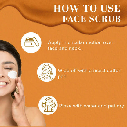 Khadi Natural Rose & Papaya Face Scrub + Sandal & Rose Face Pack - combo