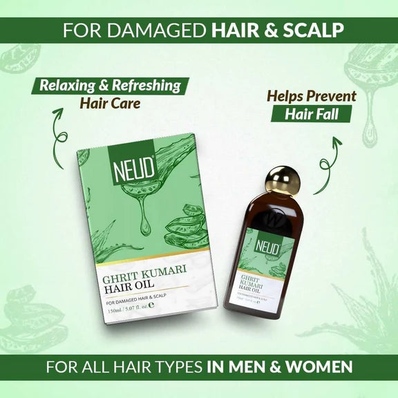 Neud Xpose Yourself Premium Ghrit Kumari Hair Oil - 150 ml