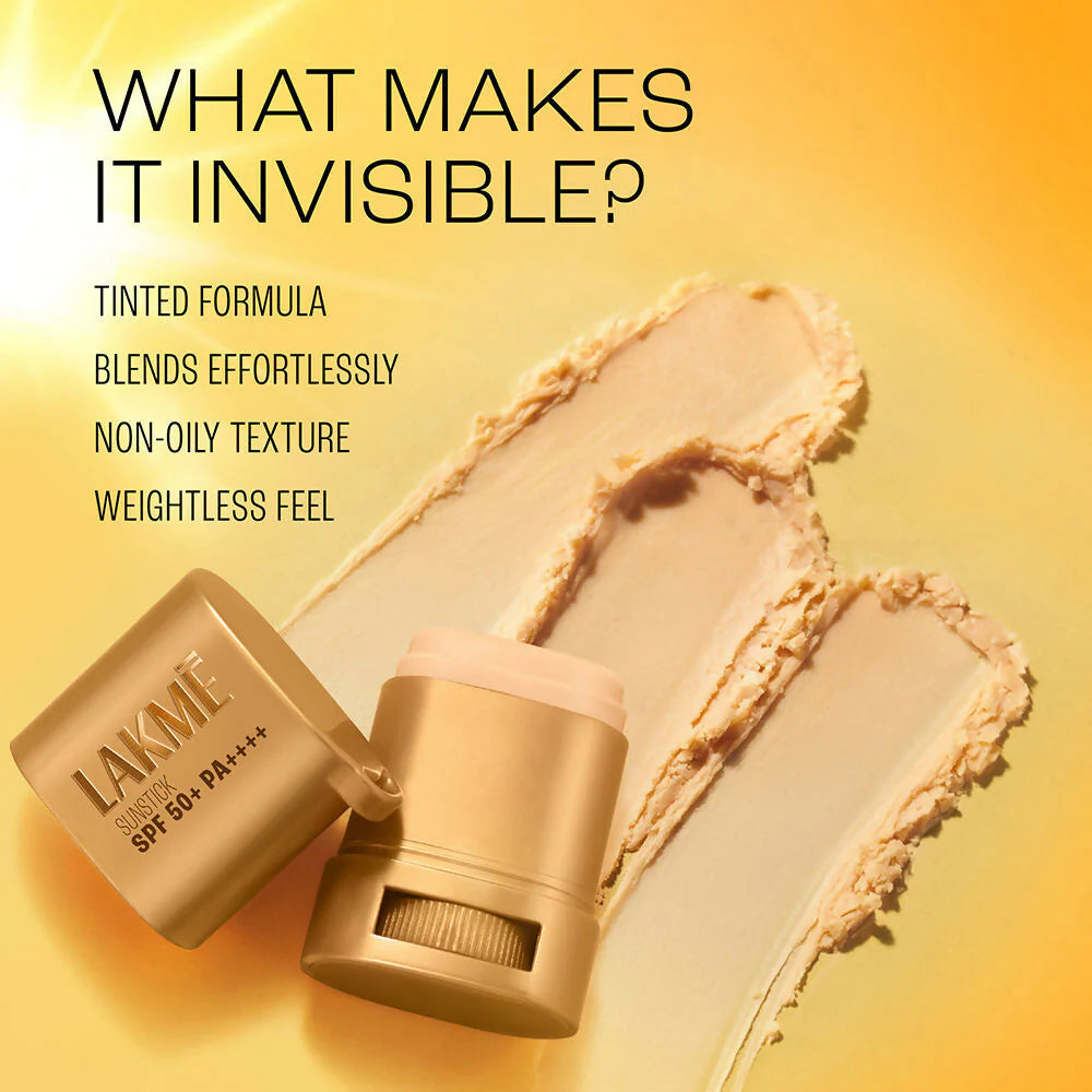 Lakme Sun Expert Invisible SPF 50 PA++++ Sunscreen Stick - 8 gm