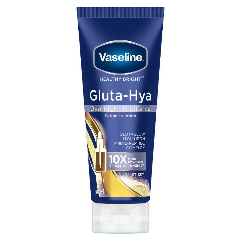 Vaseline Gluta-Hya Overnight Radiance Serum-In-Lotion With Amino Peptide & Gluta Glow -200 ml