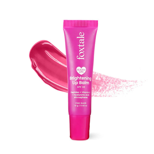 Foxtale Brightening SPF 30 Lip Balm - Pink Glaze (Bubblegum), Brightens Lips, Reduces Pigmentation