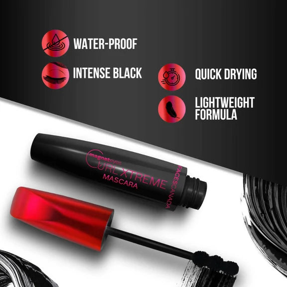 Faces Canada Magneteyes Curl Xtreme Mascara - Black - 8 gm