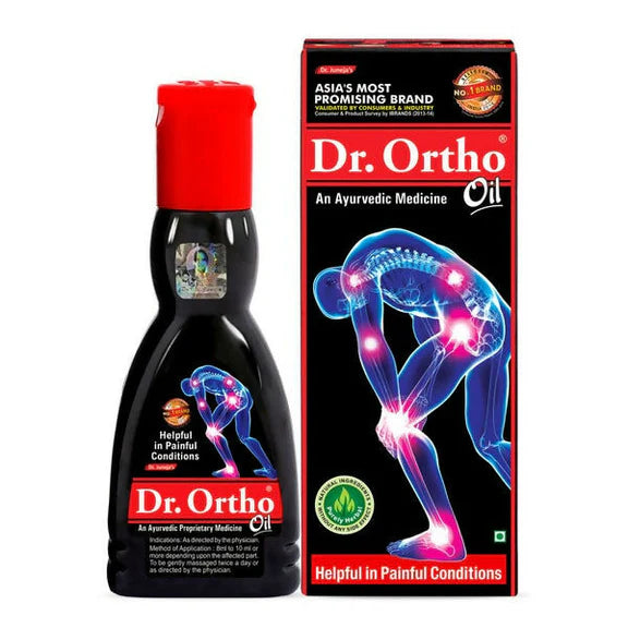 Dr. Ortho Ayurvedic Oil, Capsules & Knee Cap Combo - combo