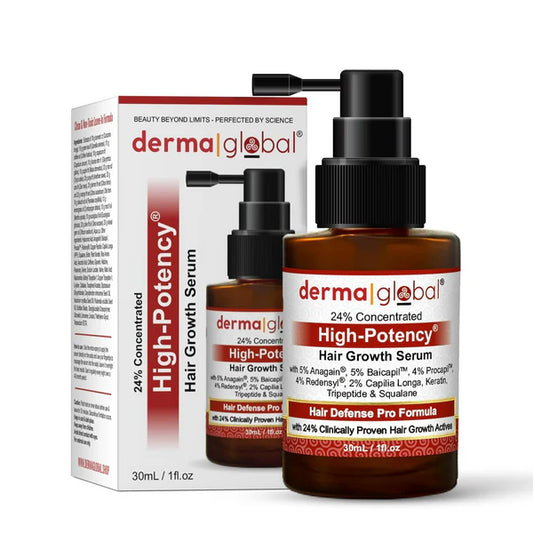Derma Global High Potency Hair Growth Serum - 30 ml - Pack of 1
