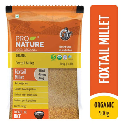 Pro Nature Organic Foxtail Millet - 500 gm