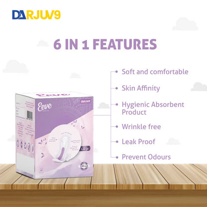 Herbs & Hills Eeve Anion Sanitary Napkin Extra Large - 10 pads