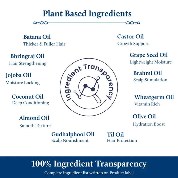 Blue Nectar Batana Hair Oil For Fuller & Thicker Hair - 100 ml