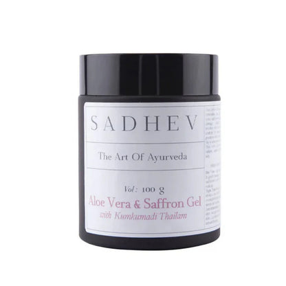Sadhev Aloe Vera & Saffron Gel With Kumkumadi Thailam - 100 gm