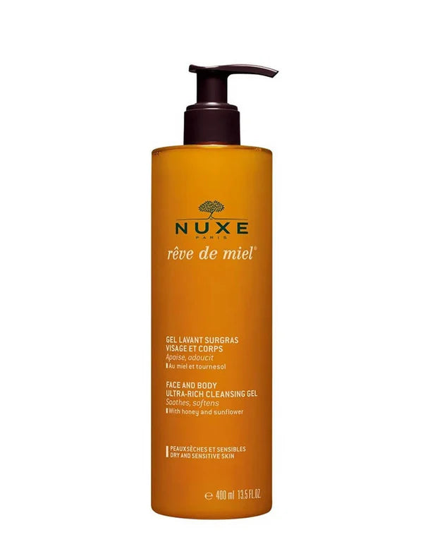 Nuxe Reve De Miel Face And Body Ultra-rich Cleansing Gel - 400 ml