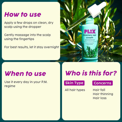PLIX The Plant Fix Rosemary Advanced Hair Growth Serum -30 ml