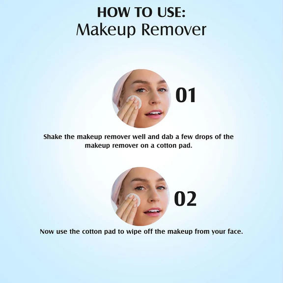 Glam21 Makeup Remover For Water-Proof & Long Lasting Makeup - Blue - 100 ml