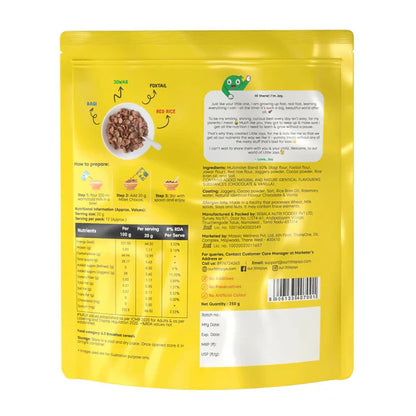 Little Joys Millet Choco Crunch Breakfast Cereal for Kids Made with Ragi, Jowar, Foxtail & Red Rice - 250 gm
