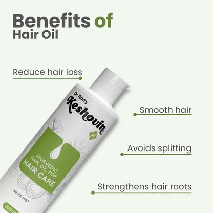 Dr. Rao's Keshovin -H Ayurvedic Hair Growth Oil - 200 ml