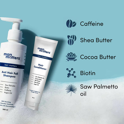 Man Matters Anti Hair Fall Shampoo And Conditioner For Men