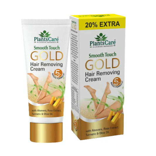Plants Care Smooth Touch Gold Hair Removing Cream - 60 gm