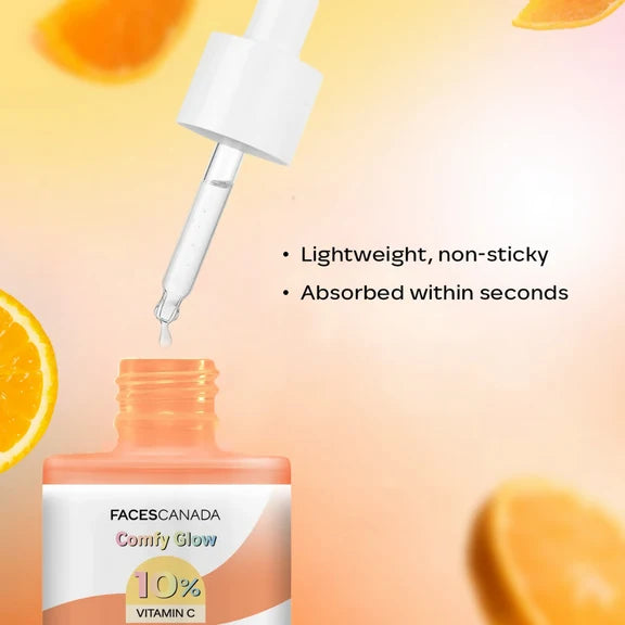 Faces Canada Comfy Glow 10% Vitamin C Face Serum - 15 ml
