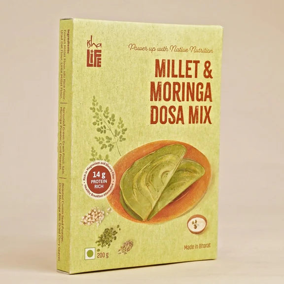 Isha Life Millet and Moringa Dosa Mix - 200 gm