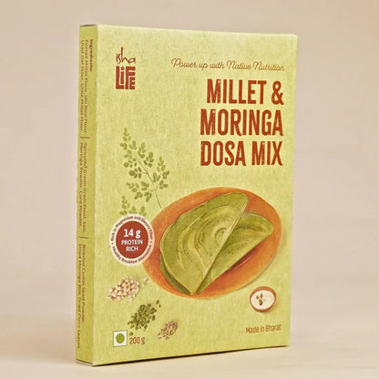 Isha Life Millet and Moringa Dosa Mix - 200 gm