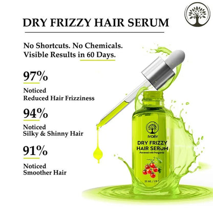 Ivory Natural Dry Frizzy Hair Serum Moisturizes Dry Strands, Detangles Hair - 50 ml