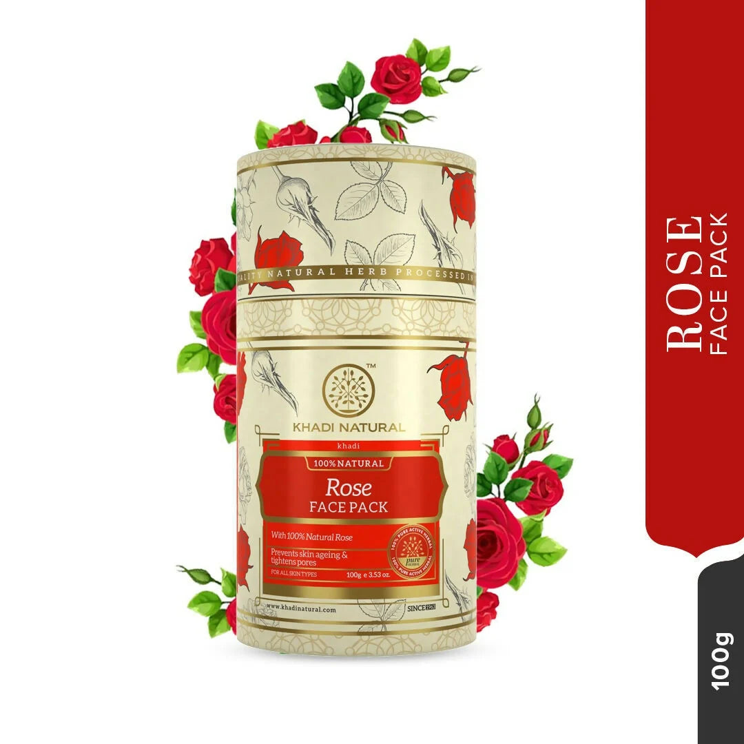 Khadi Natural Rose Face Pack - 100 gm