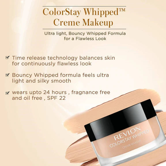 Revlon Color Stay Whipped Creme Make Up - Natural Tan - 23.7 ml