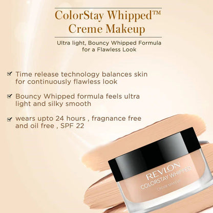Revlon Color Stay Whipped Creme Make Up - Natural Tan - 23.7 ml