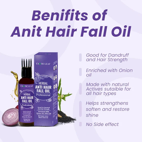 Exotic Leaf Anti Hair Fall Oil - 100 ml