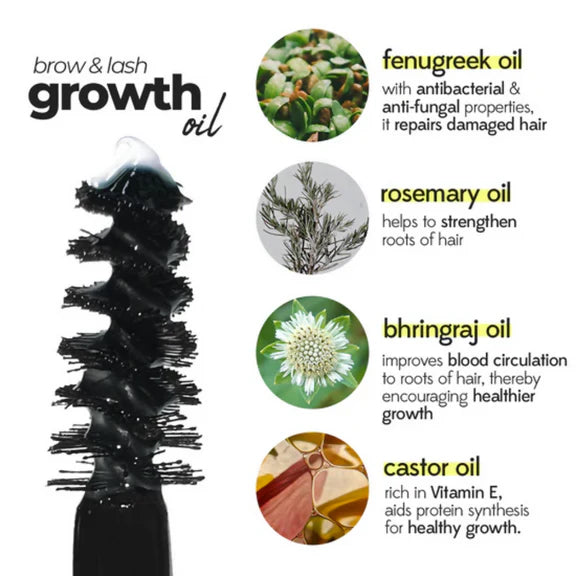 Ruby's Organics Lash + Brow Growth Oil - 6 ml
