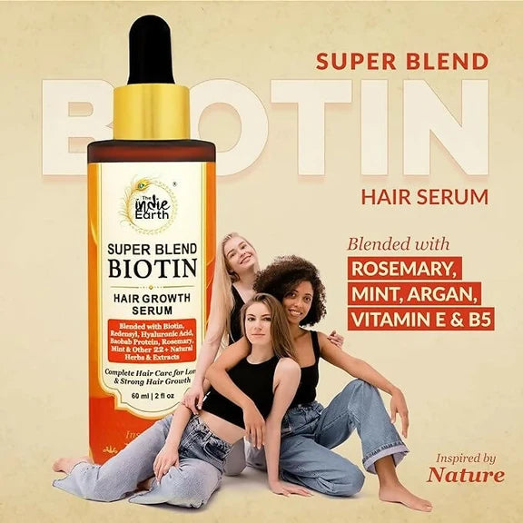 The Indie Earth The Indie Earth Rosemary Mint Biotin Hair Serum - 60 ml