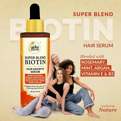 The Indie Earth The Indie Earth Rosemary Mint Biotin Hair Serum - 60 ml