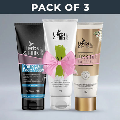 Herbs & Hills Daily Essential Kit- Oily skin - combo