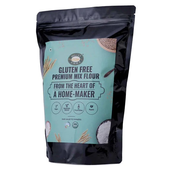 Millet Amma Organic Gluten Free Premium Mix Flour - 1 Kg