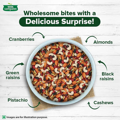 Tata Sampann Dry Fruits & Nuts Mix - 200 gm
