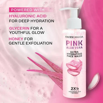 Faces Canada Pink Aloe Vera Ultra Hydrating Face Wash - 100 gm