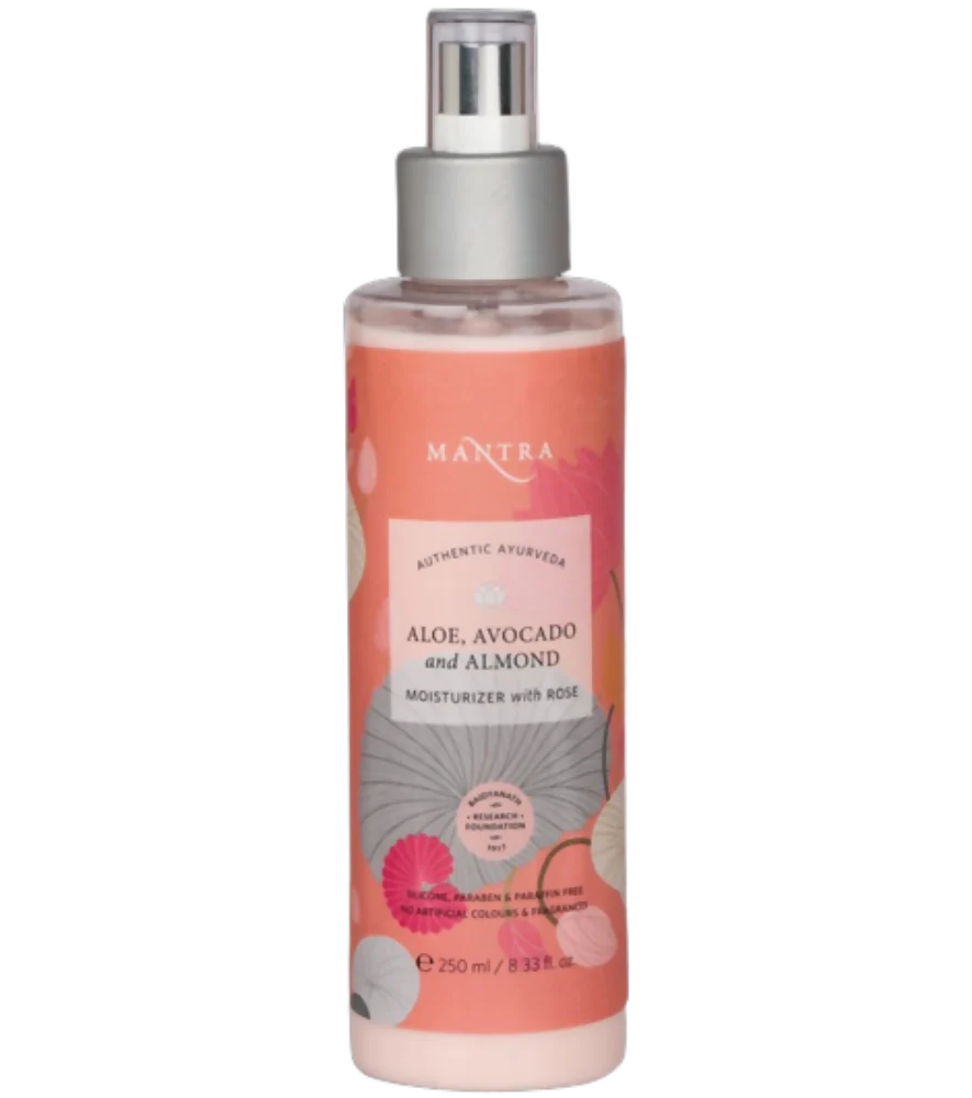 Mantra Herbal Aloe, Avocado And Almond Moisturiser With Rose - 100 ml