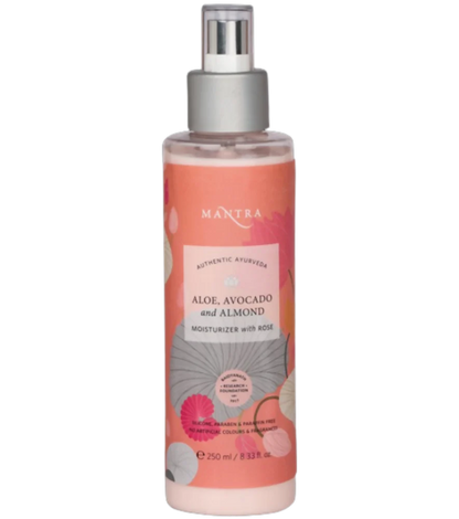 Mantra Herbal Aloe, Avocado And Almond Moisturiser With Rose - 100 ml