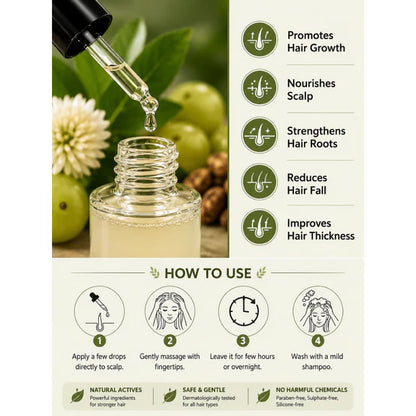 THE LIVING CO. Shikakai + Bhringraj Stimulating Scalp Serum - 65 ml