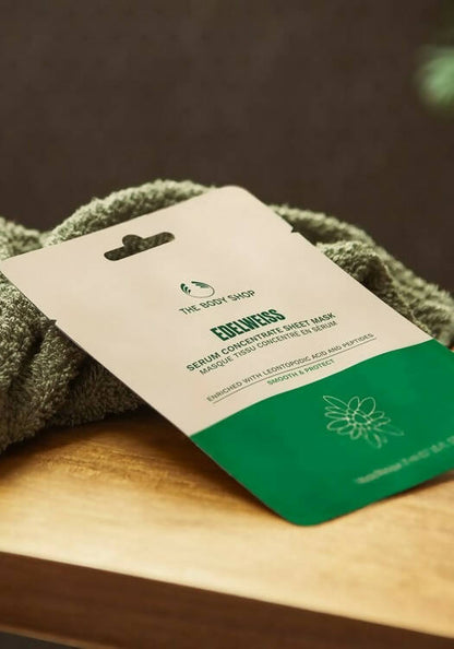 The Body Shop Edelweiss Serum Concentrate Sheet Mask -