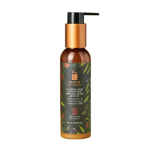 Isha Life 24 Hours Skin Hydrating Organic Body Lotion With Jojoba & Olive Extract