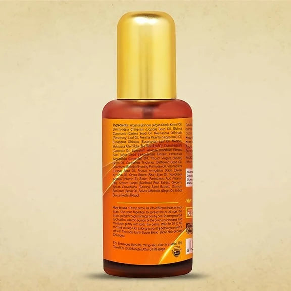 The Indie Earth Rosemary Mint Biotin Hair Oil - 100 ml