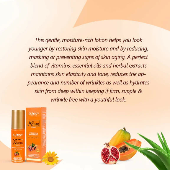 Sunny Herbals Anti Aging Lotion - 80 ml