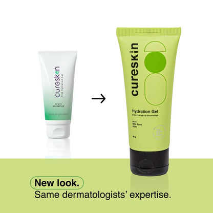 Cureskin Hydration Gel 99% Pure Aloevera - 50 gm